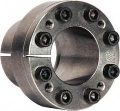 Climax Metal Products - M10 Thread, 3-1/2" Bore Diam, 4.409" OD, Shaft Locking Device - 12 Screws, 45,605 Lb Axial Load, 5.669" OAW, 2.559" Thrust Ring Width, 6,651 Ft/Lb Max Torque - Americas Industrial Supply