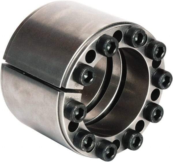 Climax Metal Products - M8 Thread, 40mm Bore Diam, 75mm OD, Shaft Locking Device - 7 Screws, 32,411 Lb Axial Load, 2.953" OAW, 1.732" Thrust Ring Width, 2,127 Ft/Lb Max Torque - Americas Industrial Supply