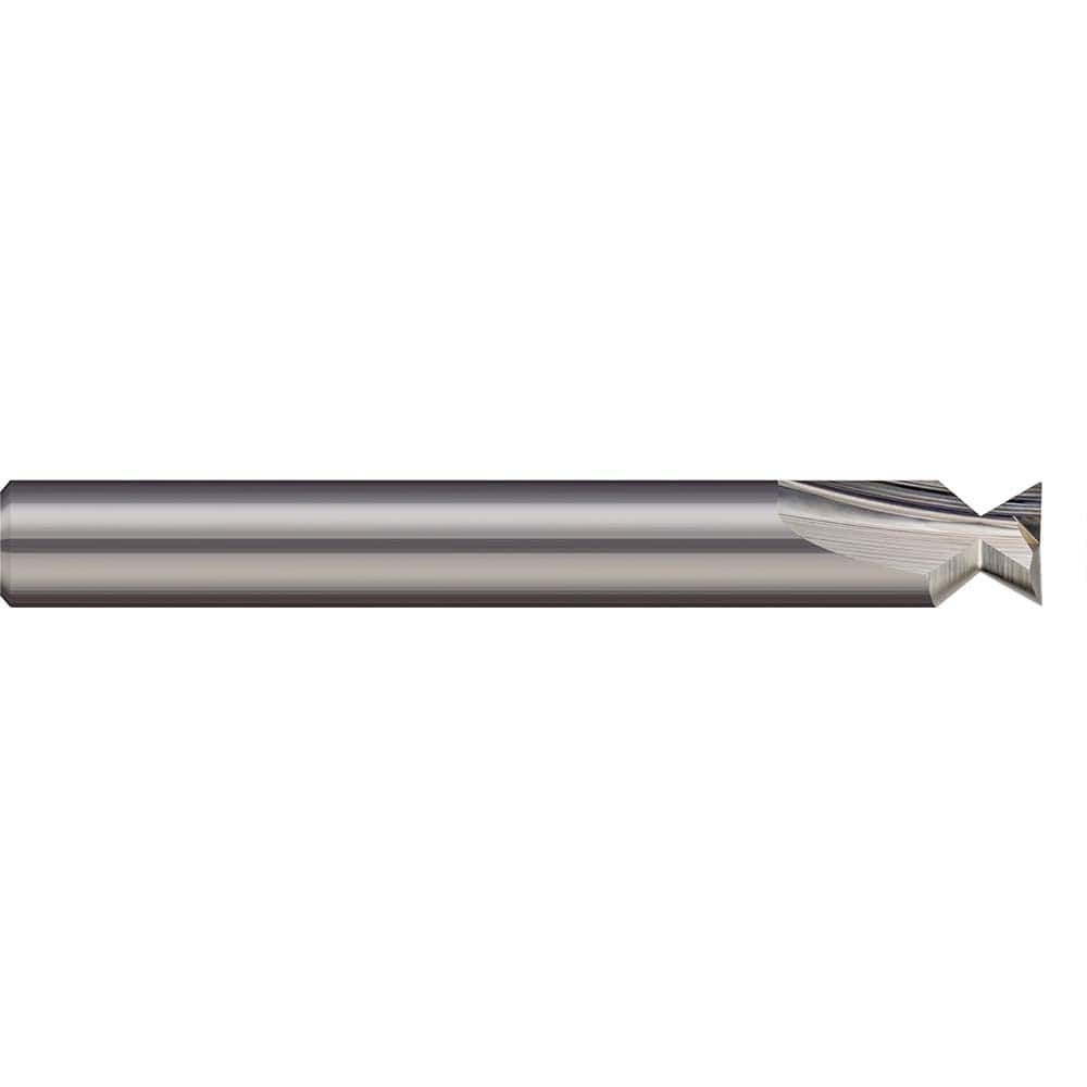 Harvey Tool - 90° 3/32" Cut Diam, 1/32" Cut Width, Solid Carbide Dovetail Cutter - Exact Industrial Supply