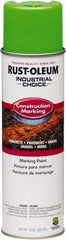 Rust-Oleum - 15 fl oz Green Marking Paint - Water-Based Formula - Americas Industrial Supply