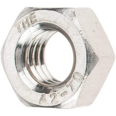 Value Collection - M6x1.00 Stainless Steel Right Hand Hex Nut - 10mm Across Flats, 5mm High, Uncoated - Americas Industrial Supply