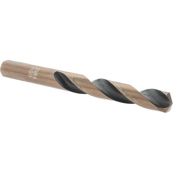 Import - 29/64" High Speed Steel, 135° Point, Round with Flats Shank Maintenance Drill Bit - Americas Industrial Supply