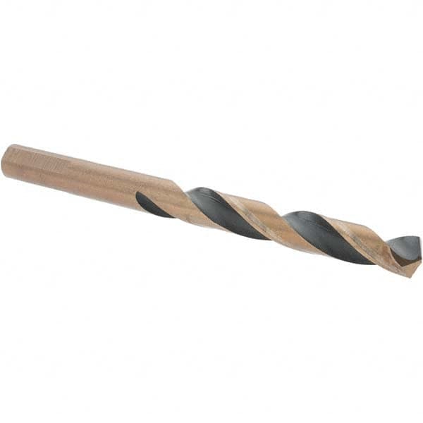 Import - 19/64" High Speed Steel, 135° Point, Round with Flats Shank Maintenance Drill Bit - Americas Industrial Supply