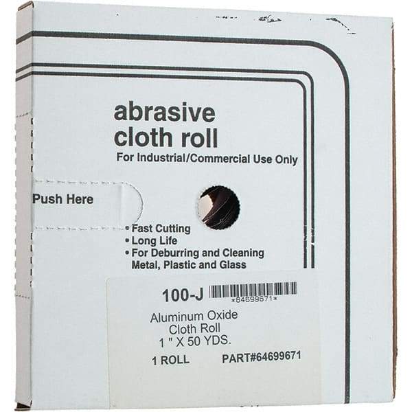 Value Collection - Shop Rolls   Abrasive Material: Aluminum Oxide    Roll Width (Inch): 1 - Americas Industrial Supply