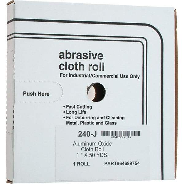 Value Collection - Shop Rolls   Abrasive Material: Aluminum Oxide    Roll Width (Inch): 1 - Americas Industrial Supply
