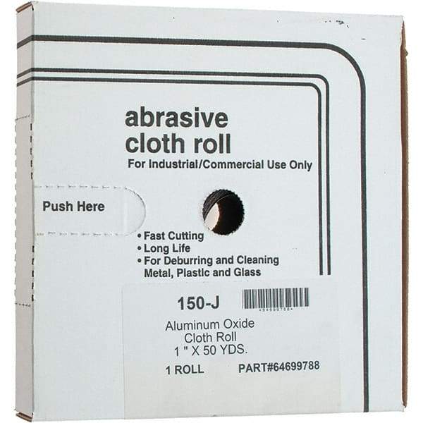 Value Collection - Shop Rolls   Abrasive Material: Aluminum Oxide    Roll Width (Inch): 1 - Americas Industrial Supply