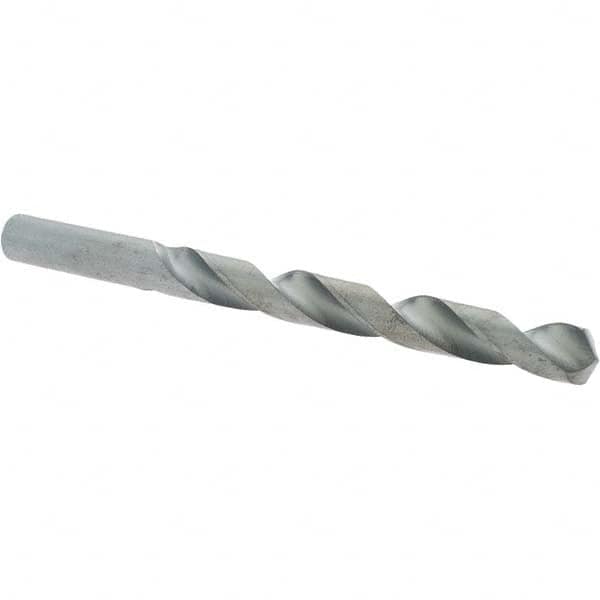 Import - 3/8" 118° High Speed Steel Jobber Drill - Oxide Finish, Right Hand Cut, Spiral Flute, Straight Shank, 5" OAL, Standard Point - Americas Industrial Supply