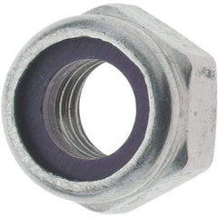 Value Collection - 5/16-18 UNC 18-8 Hex Lock Nut with Nylon Insert - 1/2" Width Across Flats, 23/64" High - Americas Industrial Supply