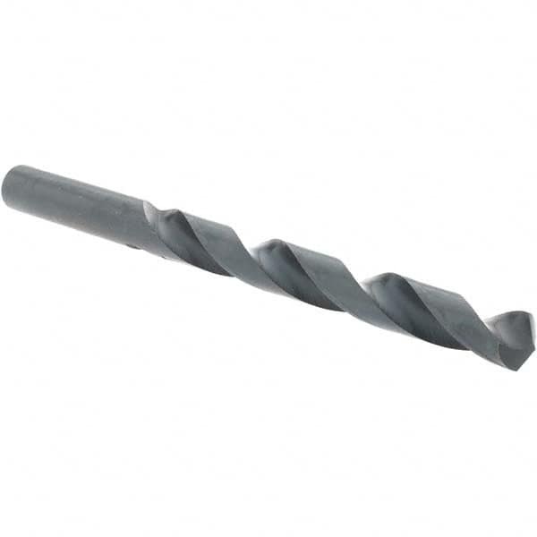 Import - Letter U 118° High Speed Steel Jobber Drill - Oxide Finish, Right Hand Cut, Spiral Flute, Straight Shank, 5" OAL, Standard Point - Americas Industrial Supply