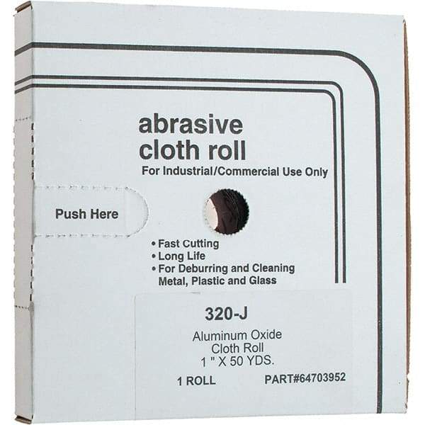 Value Collection - Shop Rolls   Abrasive Material: Aluminum Oxide    Roll Width (Inch): 1 - Americas Industrial Supply