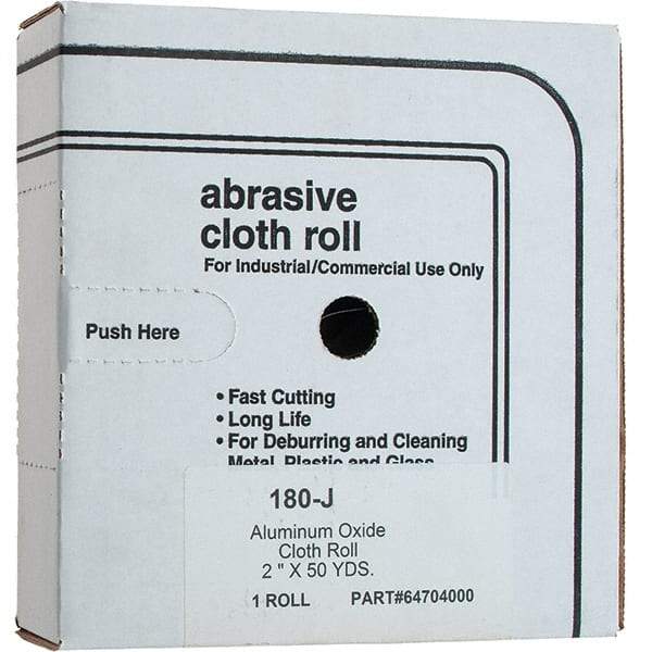 Value Collection - Shop Rolls   Abrasive Material: Aluminum Oxide    Roll Width (Inch): 2 - Americas Industrial Supply