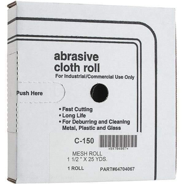 Made in USA - Shop Rolls   Abrasive Material: Silicon Carbide    Roll Width (Inch): 1-1/2 - Americas Industrial Supply