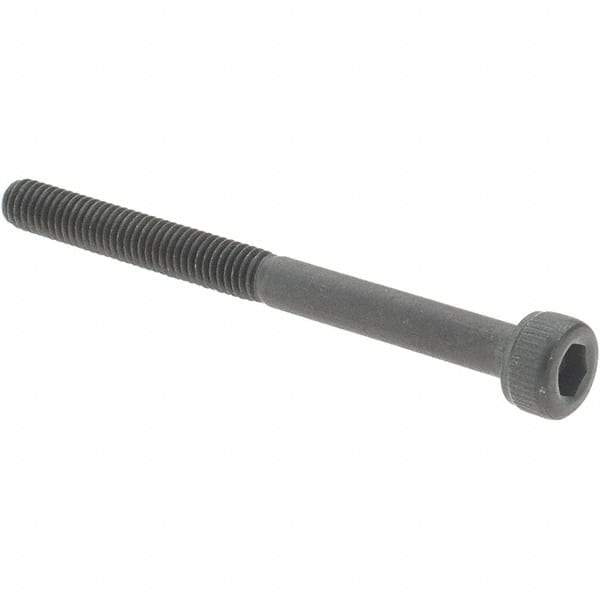 Value Collection - M3x0.50 Metric Coarse Hex Socket Drive, Socket Cap Screw - Grade 12.9 Alloy Steel, Black Oxide Finish, Partially Threaded, 35mm Length Under Head - Americas Industrial Supply
