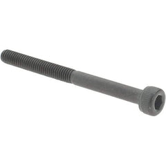 Value Collection - M3x0.50 Metric Coarse Hex Socket Drive, Socket Cap Screw - Grade 12.9 Alloy Steel, Black Oxide Finish, Partially Threaded, 35mm Length Under Head - Americas Industrial Supply