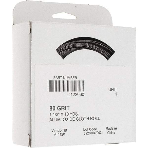 Value Collection - Shop Rolls   Abrasive Material: Aluminum Oxide    Roll Width (Inch): 1-1/2 - Americas Industrial Supply