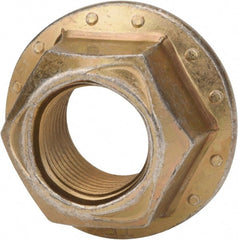 Made in USA - 5/16-18 Grade 8 Steel Hex Flange Lock Nut - Americas Industrial Supply