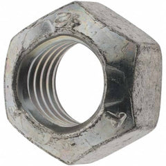 Made in USA - M12x1.75 Metric Coarse Grade 12 Hex Lock Nut with Distorted Thread - Americas Industrial Supply