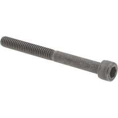 Value Collection - #8-32 UNC Hex Socket Drive, Socket Cap Screw - Alloy Steel, Black Oxide Finish, Partially Threaded, 1-3/4" Length Under Head - Americas Industrial Supply