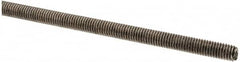 Made in USA - #10-32 UNF (Fine), 3' Long, Stainless Steel Threaded Rod - Right Hand Thread - Americas Industrial Supply
