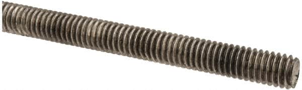 Made in USA - 5/16-18 UNC (Coarse), 3' Long, Stainless Steel Threaded Rod - Right Hand Thread - Americas Industrial Supply