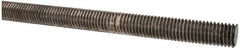 Made in USA - 1/2-13 UNC (Coarse), 3' Long, Stainless Steel Threaded Rod - Right Hand Thread - Americas Industrial Supply