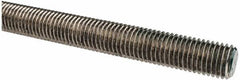 Made in USA - 3/4-10 UNC (Coarse), 3' Long, Stainless Steel Threaded Rod - Right Hand Thread - Americas Industrial Supply