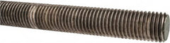 Made in USA - 7/8-9 UNC (Coarse), 3' Long, Stainless Steel Threaded Rod - Right Hand Thread - Americas Industrial Supply