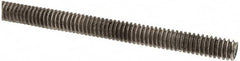 Made in USA - 1/4-20 UNC (Coarse), 6' Long, Stainless Steel Threaded Rod - Right Hand Thread - Americas Industrial Supply