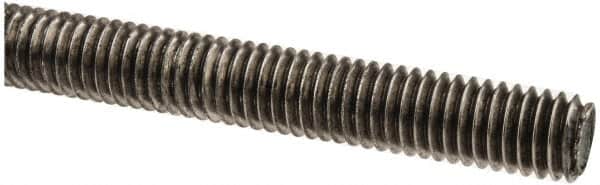 Made in USA - 3/8-16 UNC (Coarse), 6' Long, Stainless Steel Threaded Rod - Right Hand Thread - Americas Industrial Supply