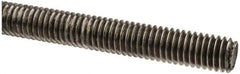 Made in USA - 3/8-16 UNC (Coarse), 6' Long, Stainless Steel Threaded Rod - Right Hand Thread - Americas Industrial Supply