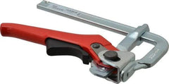 Bessey - 2-3/8" Deep Throat, 4" Max Capacity, Standard Sliding Arm Clamp - 400 Lb Clamping Pressure - Americas Industrial Supply