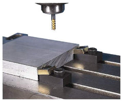 Mitee-Bite 1.94" OAL, 3/4" T slot, 17,792.89 N Holding Force, Steel, T Slot Toe Clamp 0.62" Body Height, 1" Jaw Wide x 0.38" Jaw Height, 1" Overall Height, 1.12" Wide - Americas Industrial Supply