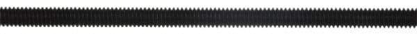Gibraltar - M16x2.0 150mm OAL Unequal Double Threaded Stud - Carbon Steel, Black Oxide Finish, 47mm Long Thread Length, 18mm Short Thread Length, Metric - Americas Industrial Supply