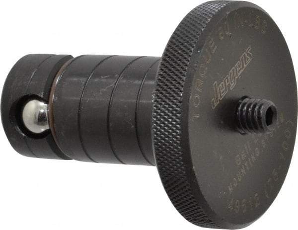 Jergens - 25mm Diam Ball Lock Modular Fixturing Shank - 1.95" Shank Length, 2" Head Diam, Compatible with 1" Thick Plate, 7,000 Lb Max Holding Force, 5/32 Key Size, Steel - Americas Industrial Supply