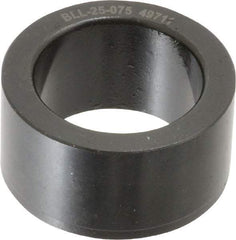 Jergens - 1.3772" OD, 3/4" Plate Thickness, Primary Ball Lock, Modular Fixturing Liner - 25mm ID, -0.0004, 0.0000" Tolerance - Americas Industrial Supply