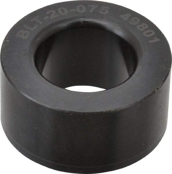 Jergens - 1.3772" OD, 3/4" Plate Thickness, Secondary Ball Lock, Modular Fixturing Liner - 20mm ID, -0.0004, 0.0000" Tolerance - Americas Industrial Supply