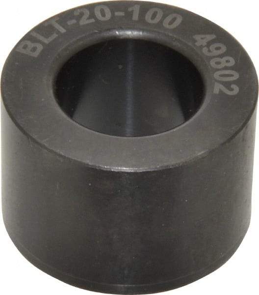 Jergens - 1.3772" OD, 1" Plate Thickness, Secondary Ball Lock, Modular Fixturing Liner - 20mm ID, -0.0004, 0.0000" Tolerance - Americas Industrial Supply