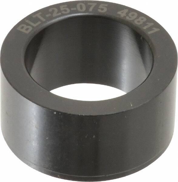 Jergens - 1.3772" OD, 3/4" Plate Thickness, Secondary Ball Lock, Modular Fixturing Liner - 25mm ID, -0.0004, 0.0000" Tolerance - Americas Industrial Supply