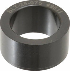 Jergens - 1.3772" OD, 3/4" Plate Thickness, Secondary Ball Lock, Modular Fixturing Liner - 25mm ID, -0.0004, 0.0000" Tolerance - Americas Industrial Supply