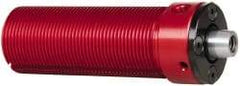De-Sta-Co - 25 Lb Clamping Force, Left Hand Swing, 21.59mm Total Stroke, Single-Acting Pneumatic Swing Clamp - 10-32 Port, 72.9mm Body Length x 31.8mm Body Width, 4.1 cm3 (Clamp), 130 Max psi - Americas Industrial Supply