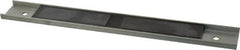 Eclipse - 15 Max Pull Force Lb, 12" Long x 1-1/2" Wide x 11/32" Thick, Rectangular Channel, Ceramic Fixture Magnet - 212°F Max Operating Temp, 0.01" Mounting Hole Diam, Stainless Steel Housing - Americas Industrial Supply