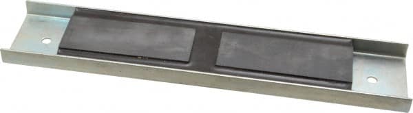 Eclipse - 60 Max Pull Force Lb, 12" Long x 2-1/2" Wide x 5/8" Thick, Rectangular Channel, Ceramic Fixture Magnet - 212°F Max Operating Temp, 0.01" Mounting Hole Diam, Stainless Steel Housing - Americas Industrial Supply