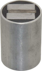 Mag-Mate - 5/16-18 Thread, 1-1/2" Diam, 2-1/16" High, 102 Lb Average Pull Force, Neodymium Rare Earth Pot Magnet - 5/16" Tapped Hole Depth, Aluminum Insulated - Americas Industrial Supply