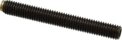 J.W. Winco - M8x1.25 Metric Coarse, 63mm Length of Thread, Soft Tip Point Set Screw - Grade 5.8 Steel, 4mm Key - Americas Industrial Supply