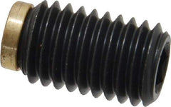 J.W. Winco - M10x1.50 Metric Coarse, 16mm Length of Thread, Soft Tip Point Set Screw - Grade 5.8 Steel, 5mm Key - Americas Industrial Supply