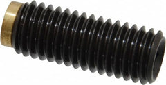 J.W. Winco - M10x1.50 Metric Coarse, 25mm Length of Thread, Soft Tip Point Set Screw - Grade 5.8 Steel, 5mm Key - Americas Industrial Supply
