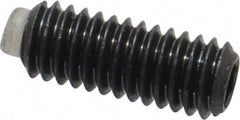 J.W. Winco - M4x0.70 Metric Coarse, 10mm Length of Thread, Soft Tip Point Set Screw - Grade 5.8 Steel, 2mm Key - Americas Industrial Supply