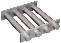 Mag-Mate - 6 Inch Long Square Grate Separator - Ceramic Magnet, 3 Tubes - Americas Industrial Supply