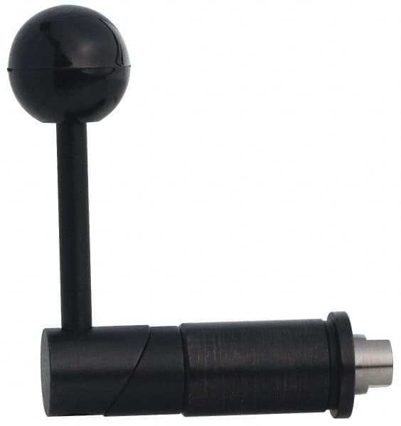 TE-CO - Tapered Cam Action Indexing Plunger - 1.1265" Body Diam, 1-1/2" Body Length, 3-1/2" Handle Length, 3/8" Plunger Projection - Americas Industrial Supply