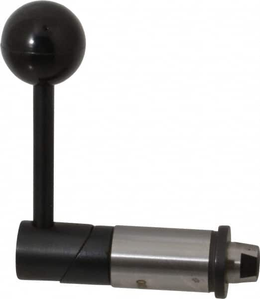 TE-CO - Tapered Cam Action Indexing Plunger - 0.7515" Body Diam, 1-1/8" Body Length, 3" Handle Length, 5/16" Plunger Projection - Americas Industrial Supply